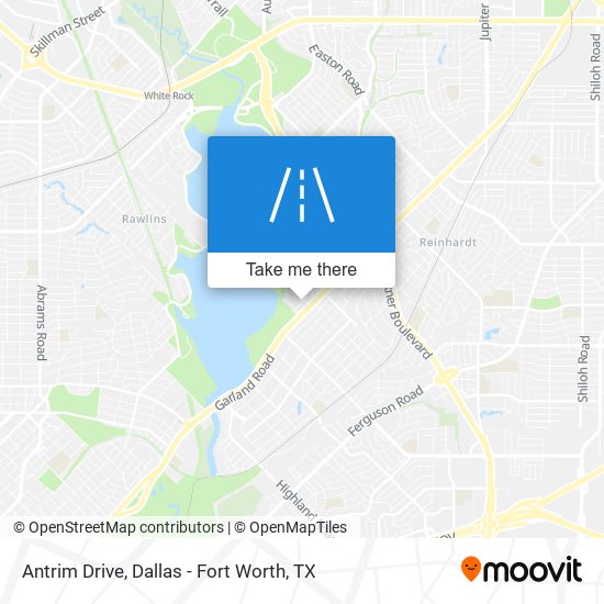 Antrim Drive map