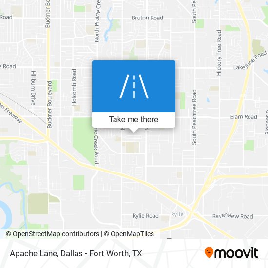Mapa de Apache Lane