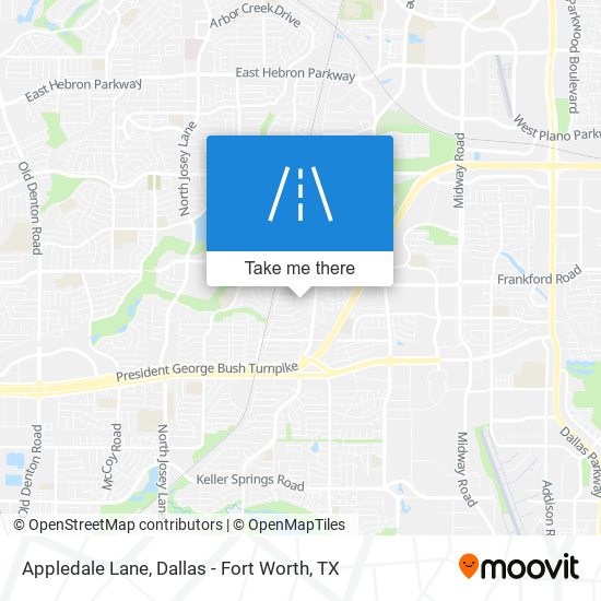 Appledale Lane map
