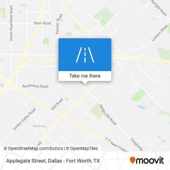 Applegate Street map