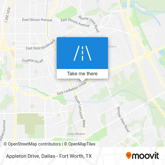 Appleton Drive map
