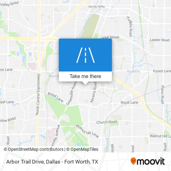Arbor Trail Drive map