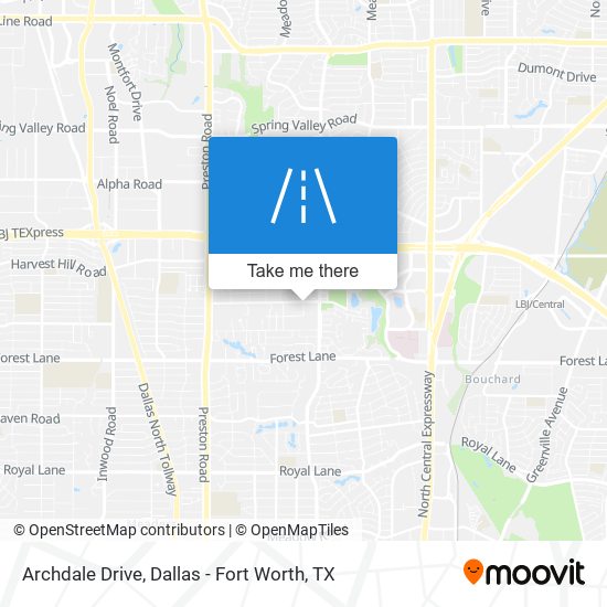 Mapa de Archdale Drive
