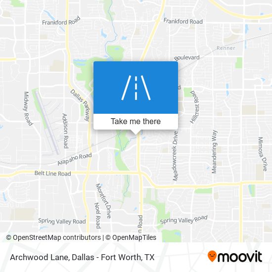 Mapa de Archwood Lane