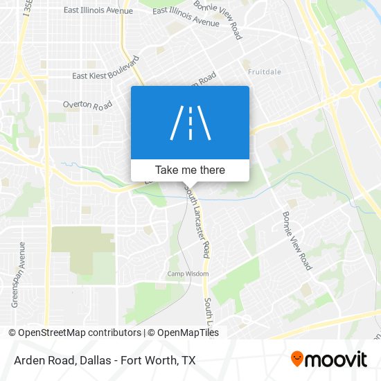 Arden Road map