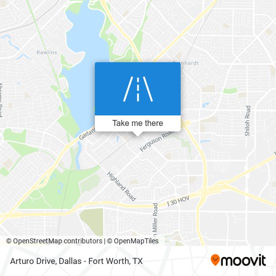 Arturo Drive map