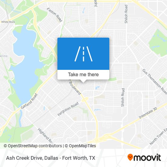 Mapa de Ash Creek Drive