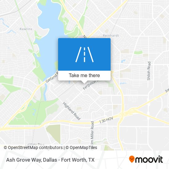 Ash Grove Way map