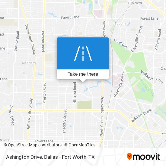 Mapa de Ashington Drive
