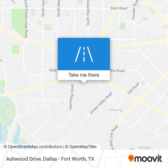 Ashwood Drive map