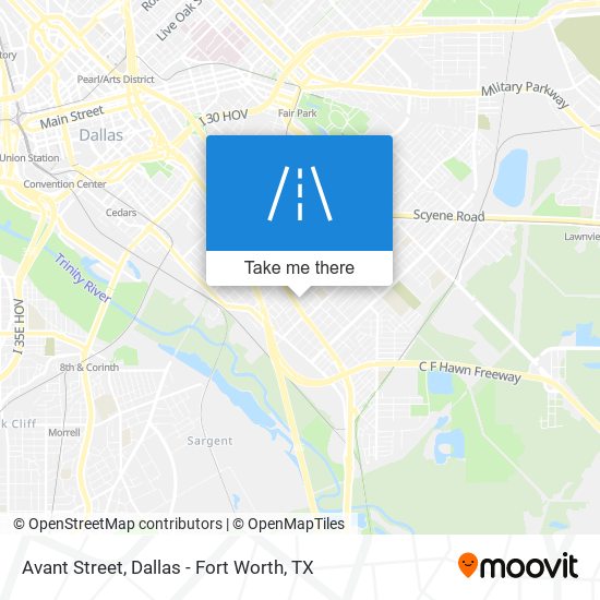 Avant Street map