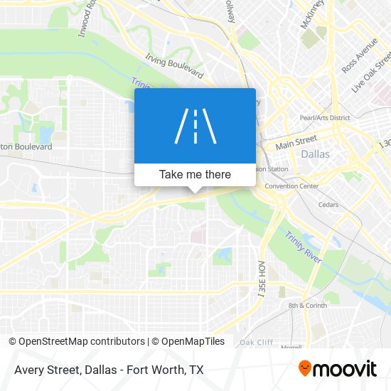 Mapa de Avery Street