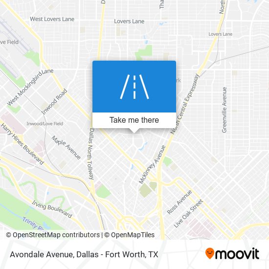 Avondale Avenue map