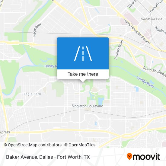Baker Avenue map
