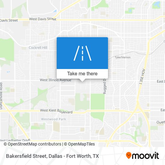 Bakersfield Street map