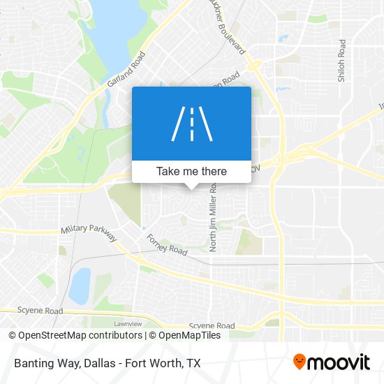 Mapa de Banting Way
