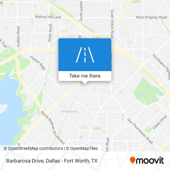 Barbarosa Drive map