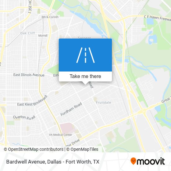 Bardwell Avenue map