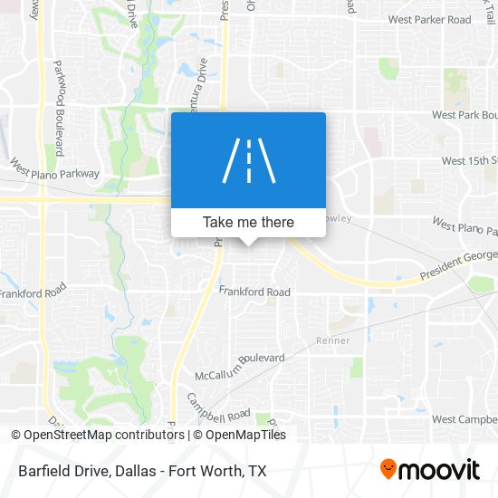 Mapa de Barfield Drive
