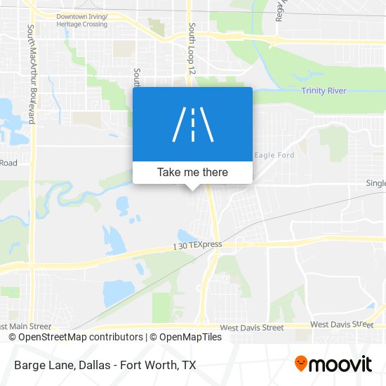 Mapa de Barge Lane