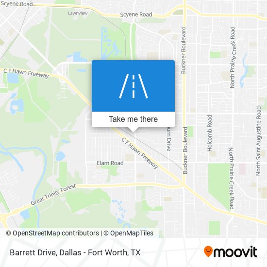 Mapa de Barrett Drive