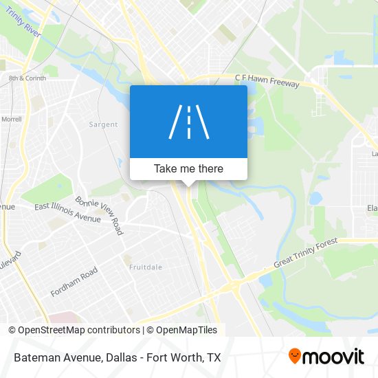 Mapa de Bateman Avenue