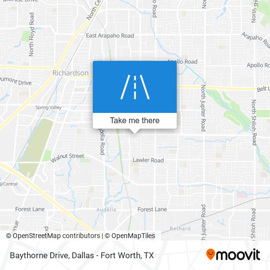 Baythorne Drive map