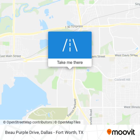 Beau Purple Drive map