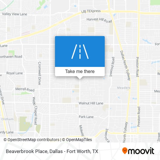Beaverbrook Place map
