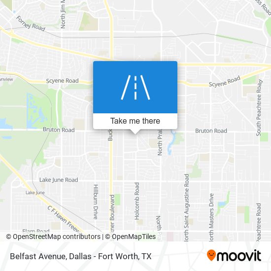 Mapa de Belfast Avenue