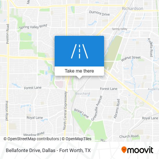 Bellafonte Drive map