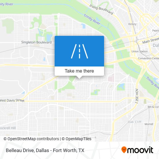 Belleau Drive map