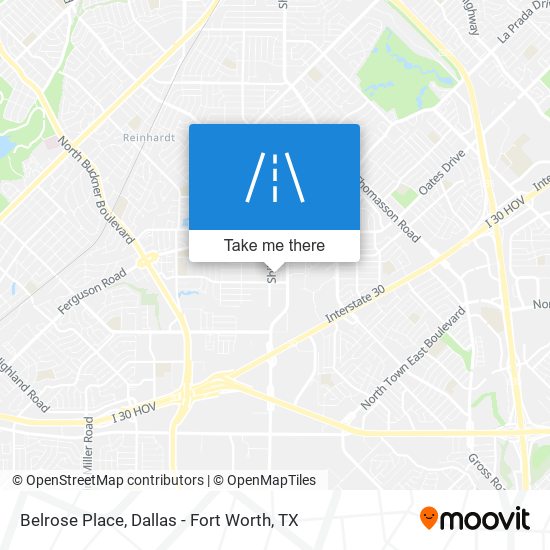Belrose Place map