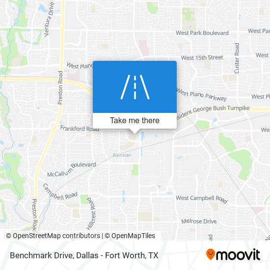 Mapa de Benchmark Drive