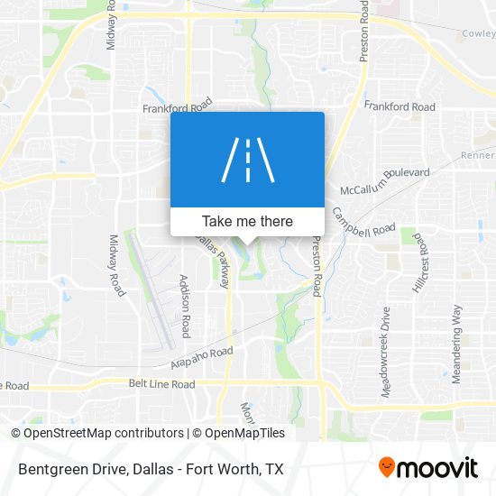 Bentgreen Drive map