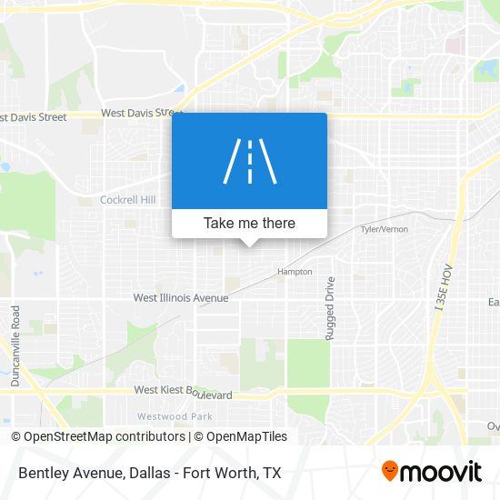Bentley Avenue map