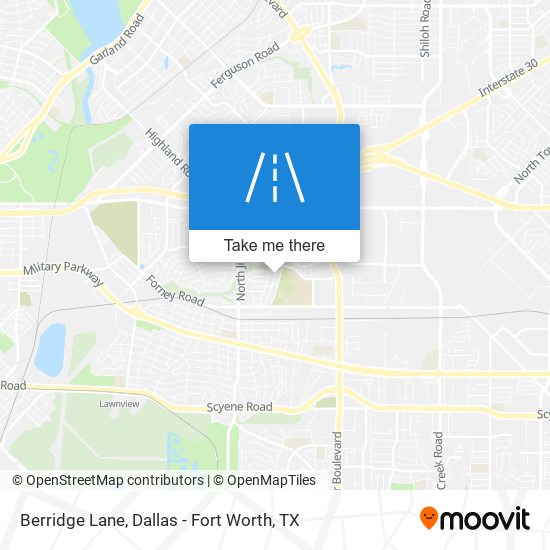 Berridge Lane map