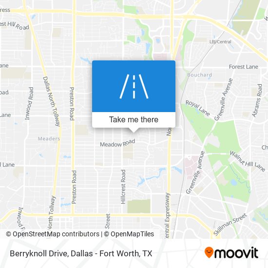 Berryknoll Drive map