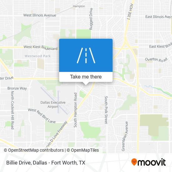 Billie Drive map