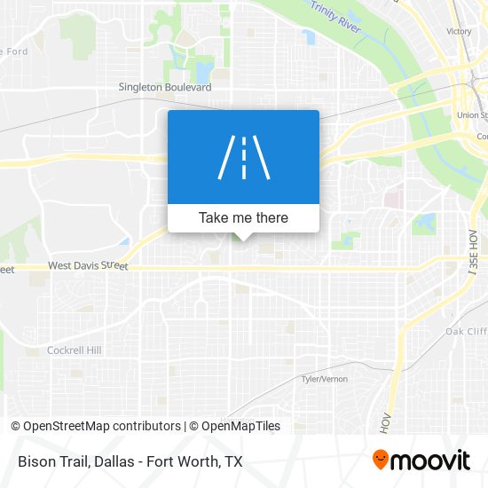 Bison Trail map