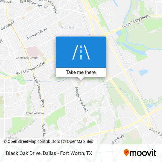 Black Oak Drive map