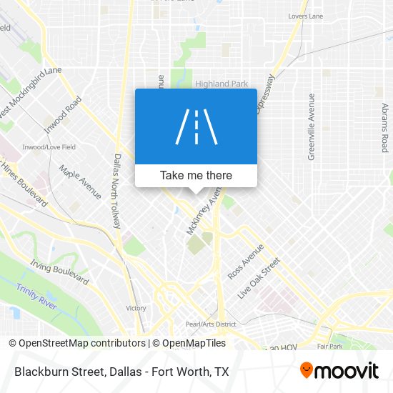 Blackburn Street map