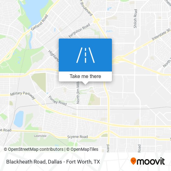 Blackheath Road map