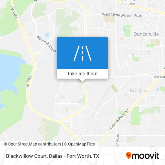 Mapa de Blackwillow Court