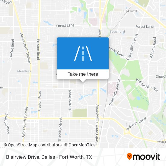 Mapa de Blairview Drive