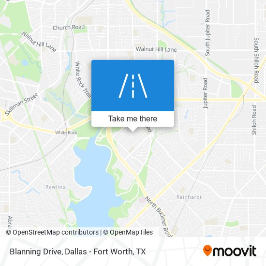 Blanning Drive map