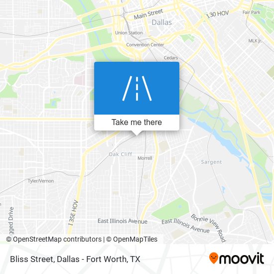 Mapa de Bliss Street