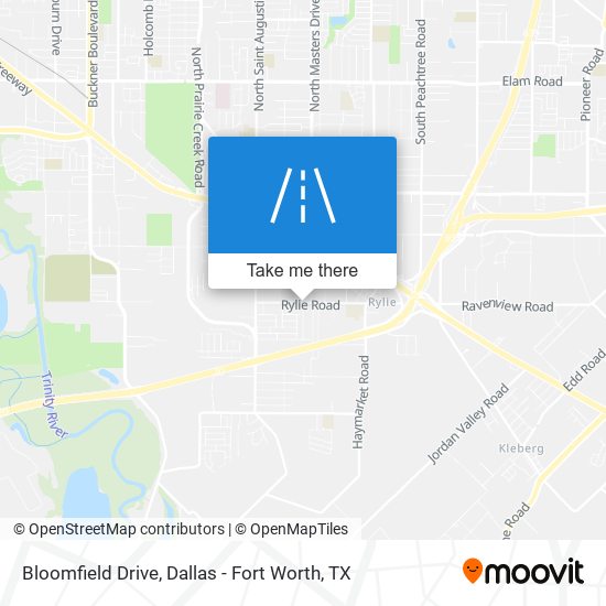 Mapa de Bloomfield Drive