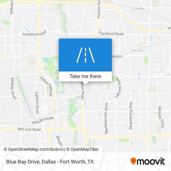 Blue Bay Drive map