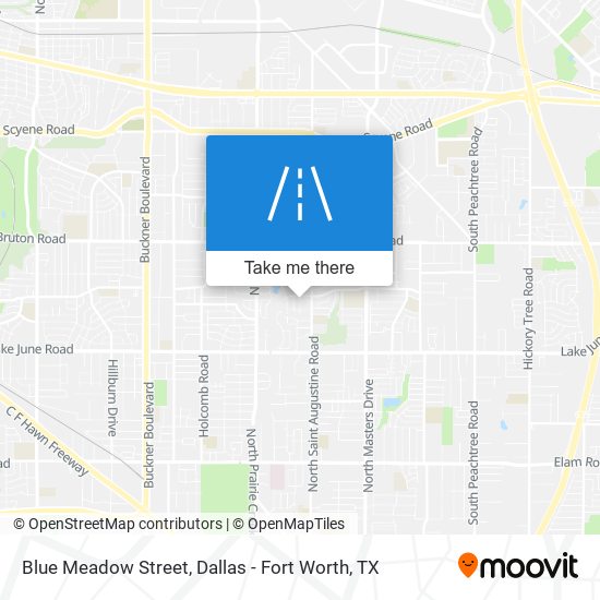 Blue Meadow Street map